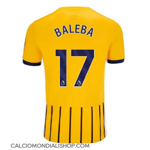 Maglie da calcio Brighton Carlos Baleba #17 Terza Maglia 2025-26 Manica Corta